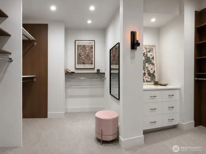 This closet is bigger than a lot of rooms. This closet is bigger than a lot of rooms.