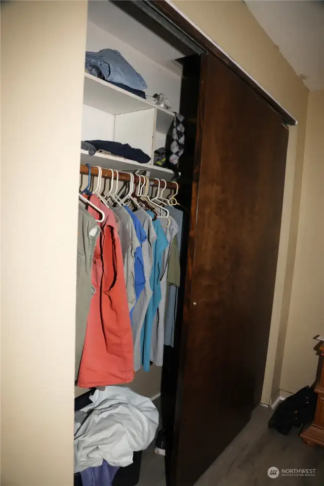 closet in bedroom