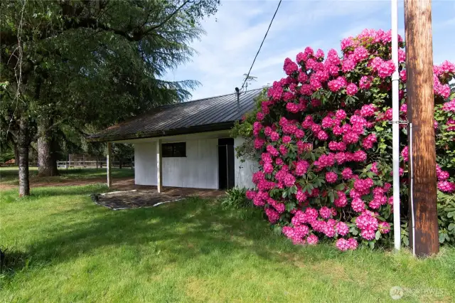 Additional Shed/pumphouse, close to home