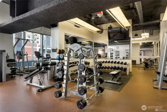 Gym on the sixth floor