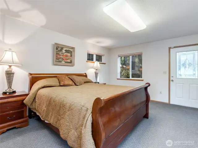 Main Level Suite Bedroom w/ separate entrance