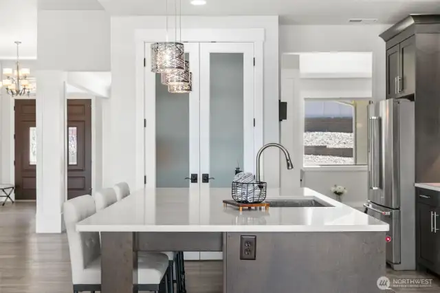 Spacious pantry