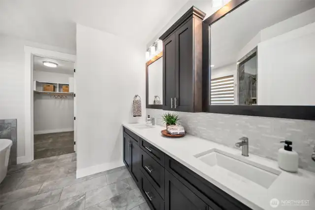 Main level primary bathroom