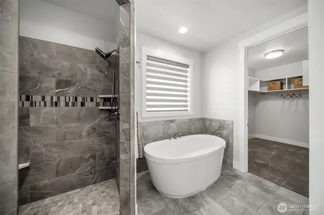 Main level primary bathroom
