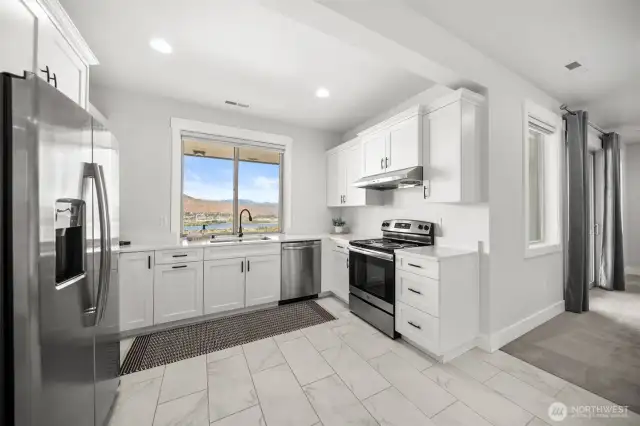 Lower level kitchen