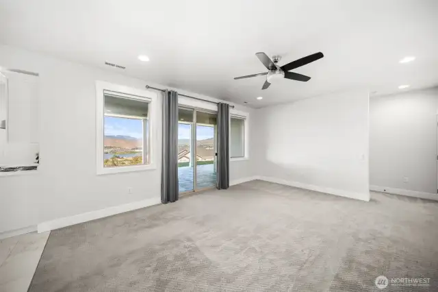 Lower level family room