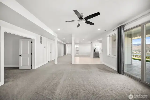 Lower level family room