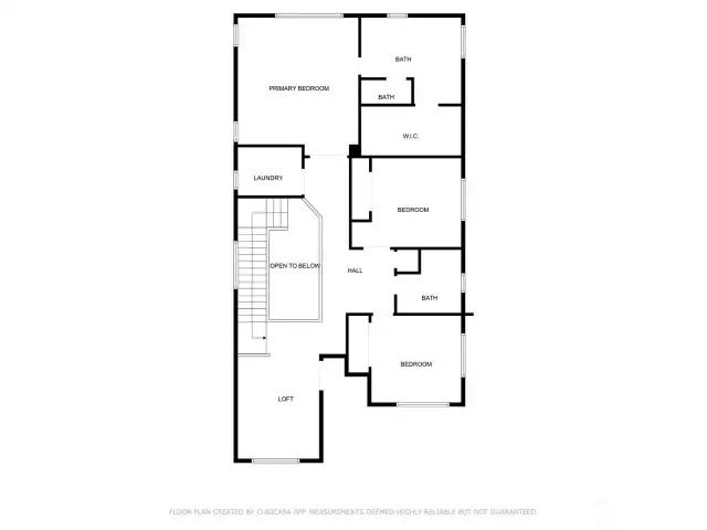 Upstairs Floor Plan
