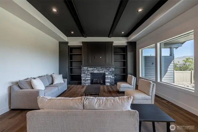 Living Room - Propane Fireplace