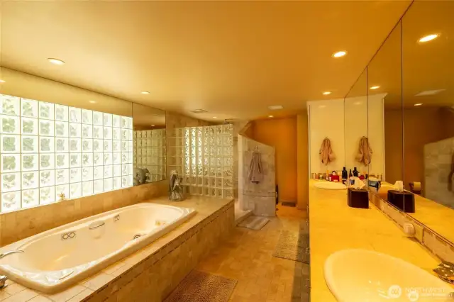 Spa like primary bathroom