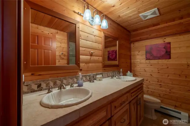 3/4 bath upstairs