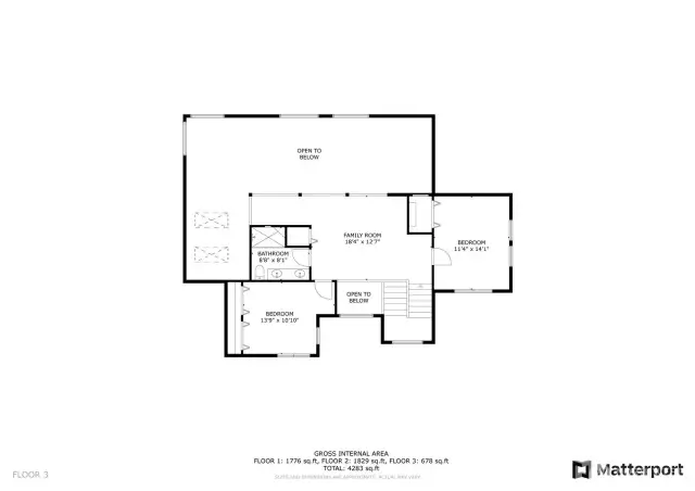 upper level floor plan