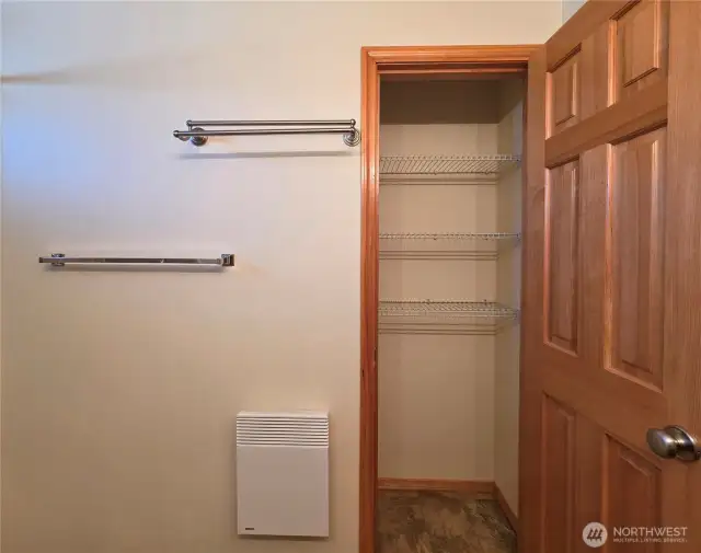 Primary Bathroom Linen Closet