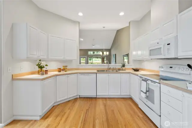 Sleek, clean lines create a fresh and open feel.
