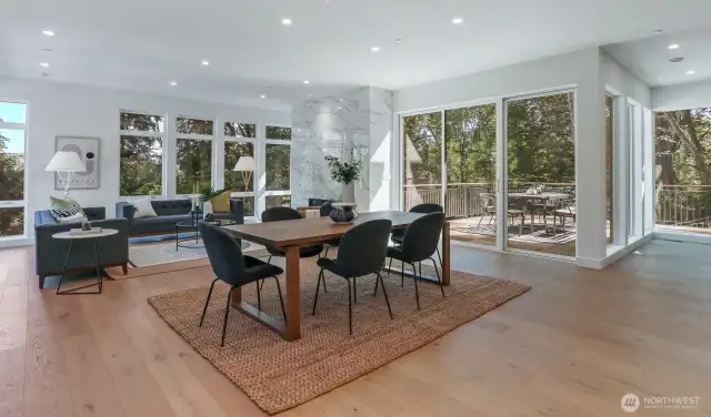 There are lovely spaces to host gatherings all year long.