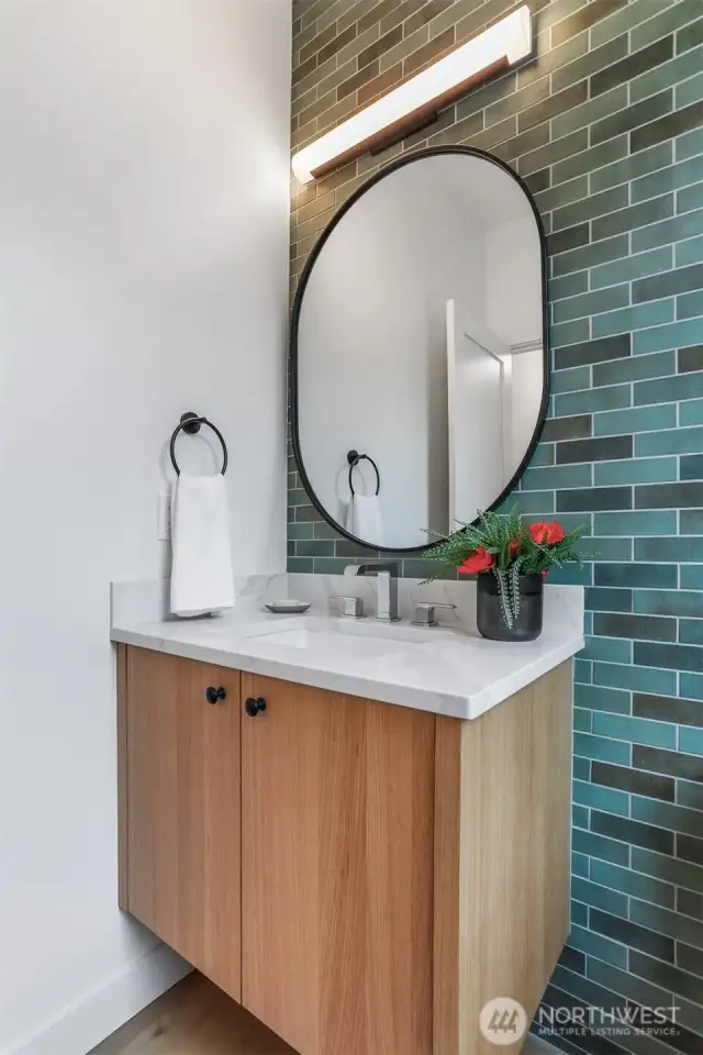 Main floor powder room.