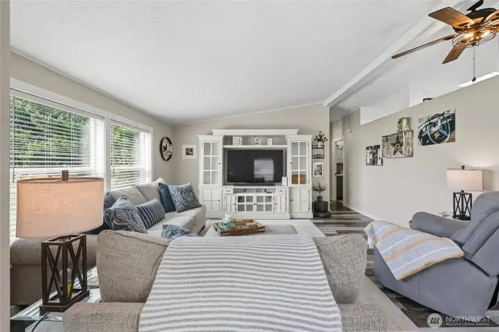 Just inside the front entry- lovely main living space.