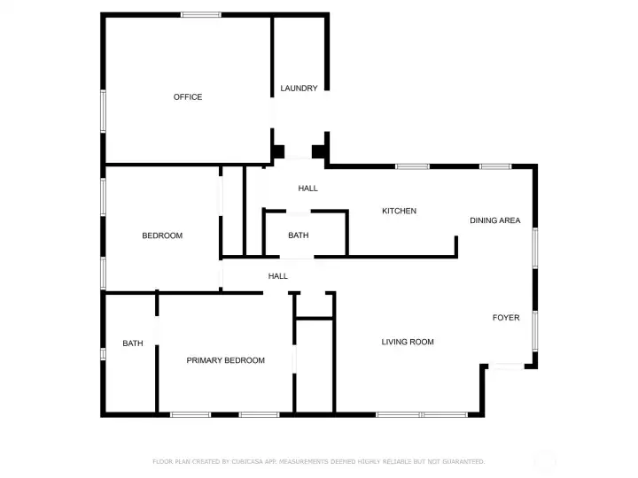 Here's the floor plan showing the rooms.
