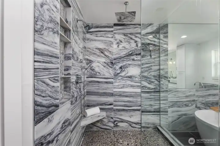 oversized shower