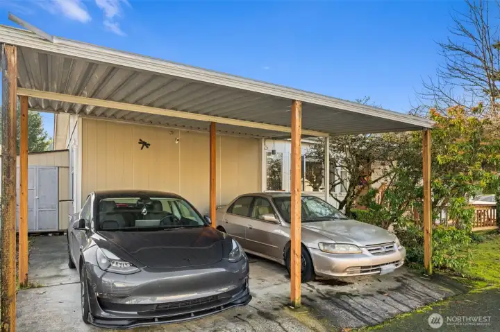 2 parking spots assigned