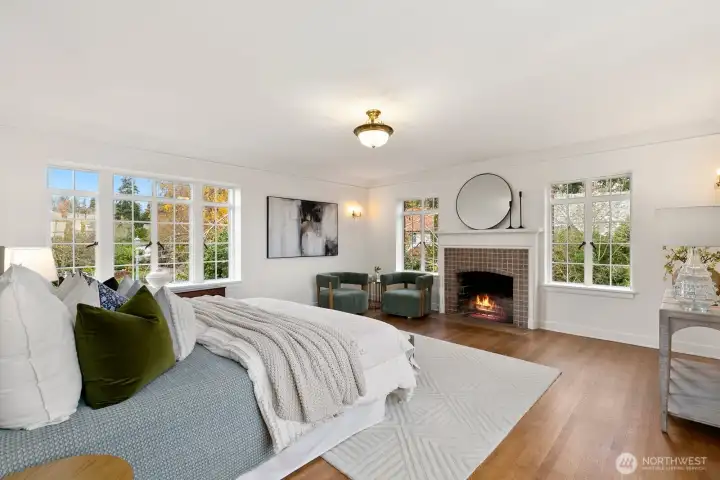 Primary with Fireplace.