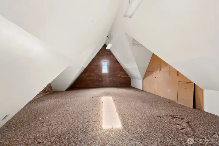 Large finished attic space