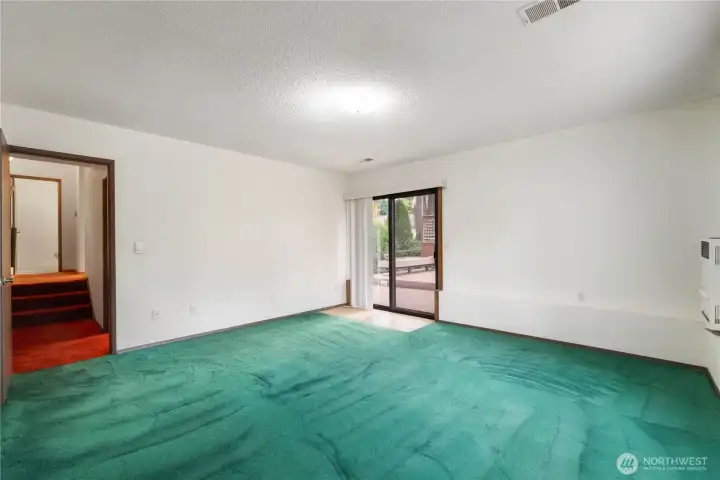 Family Room on lower level