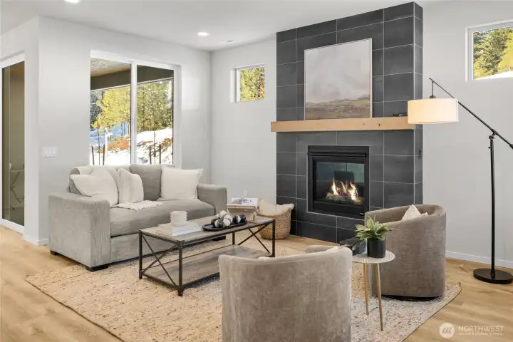 Photos, plans and elevations may be examples representing the community, community  amenities, homes or artist’s renderings that may not accurately represent the actual  condition of a homesite or home as constructed, and may also contain options and  upgrades which are not included in the sale. Trailside Homes reserves the right to make  changes to floor plans, specifications, dimensions, design and elevations without prior  notice. Stated dimensions and square footage, if applicable, are estimated and should  not be used as representations of the home’s actual size