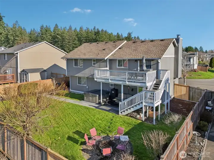 Large Fully Fenced Backyard