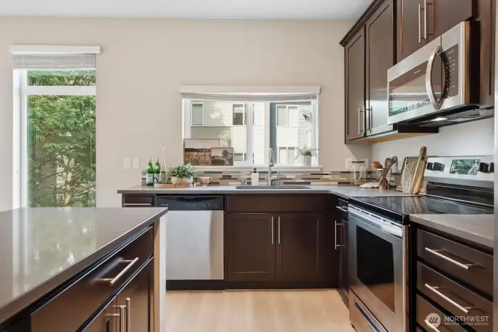 If you love to cook. You will love how much room you will have in this kitchen!