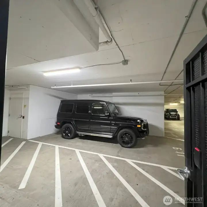 Ultra-Premium Parking Spot #3 on the Ground Level steps from the lobby. There are two more excellent spots as well.