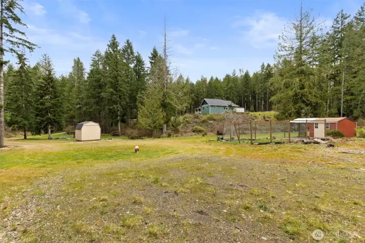 View from lower level