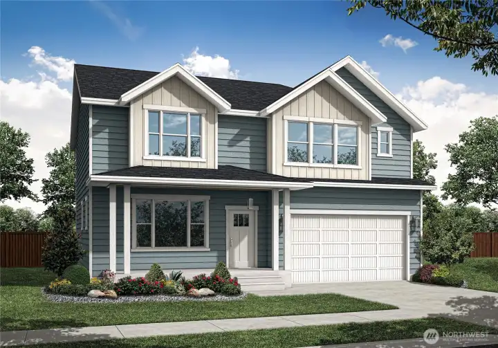 House Rendering - Similar to the actual house