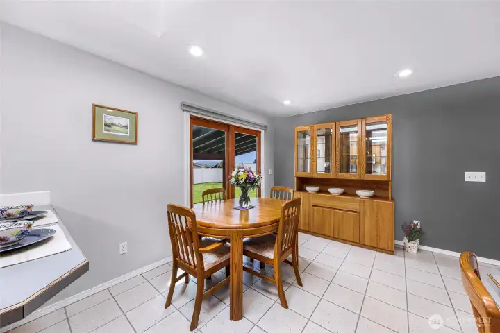 Dining area from kitchen
