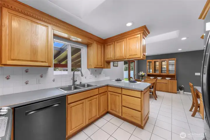 Flow from utility back into kitchen and living area delivers easy flow for every day comfort and use