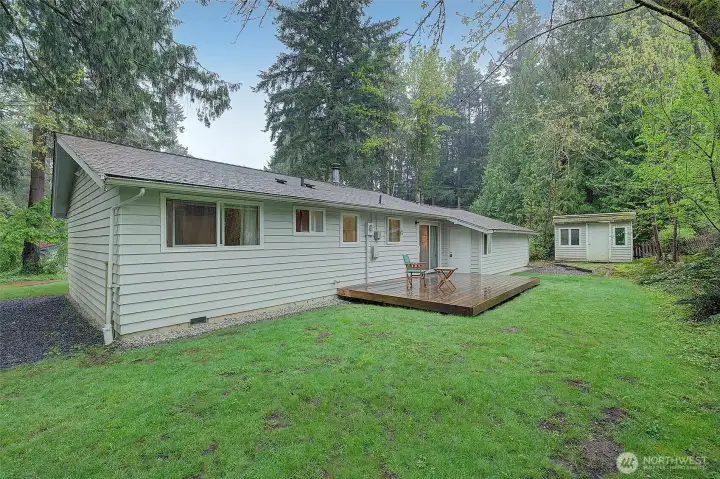 Back of the property