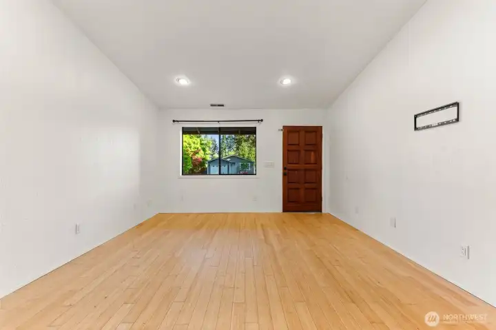 Living room facing front door