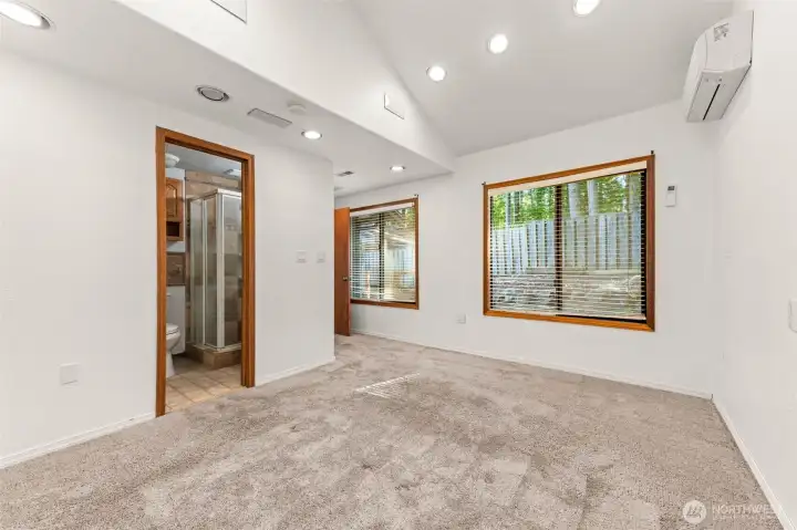Primary Suite overlooking back yard
