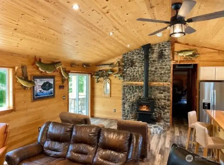 Cozy fireplace seating area. Cozy fireplace seating area.