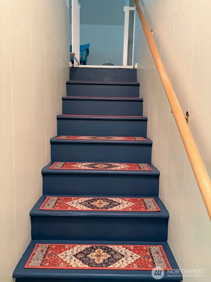 Staircase to 2nd level.