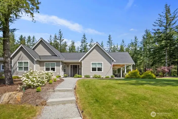 One of two beautiful homes. This is the "cottage" rambler with soaring ceilings.