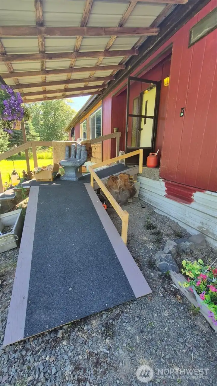 Ramp into home