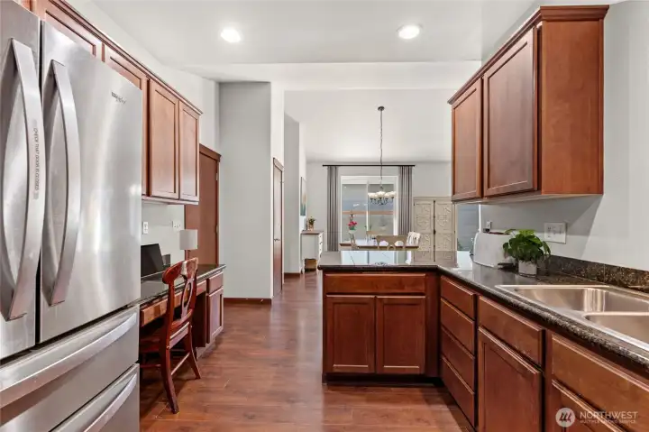 Kitchen with Ample Cabinetry (partially digitally staged) Kitchen with Ample Cabinetry (partially digitally staged)