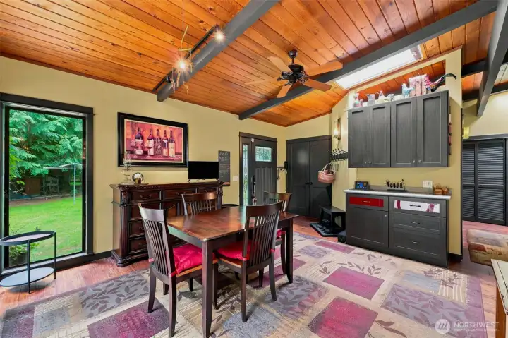 ntimate dining area with a cozy cabin vibe, perfect for hosting friends and family. ntimate dining area with a cozy cabin vibe, perfect for hosting friends and family.