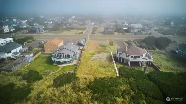 Picture on a Foggy Day at the Ocean and Property.