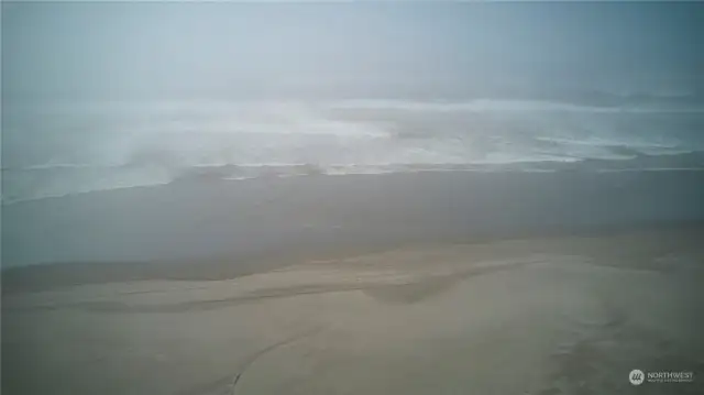 Picture on a Foggy Day at the Ocean and Property.