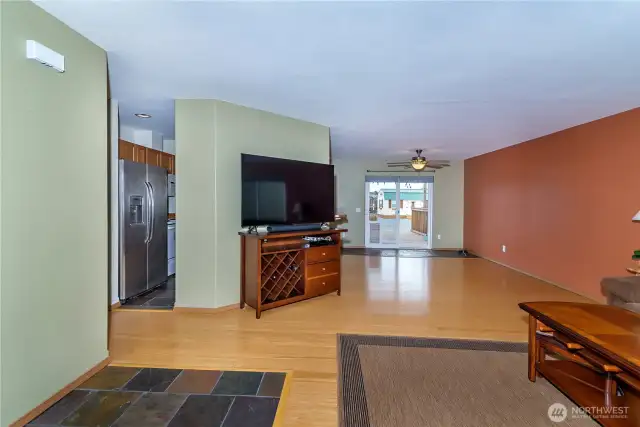 Open floor plan.