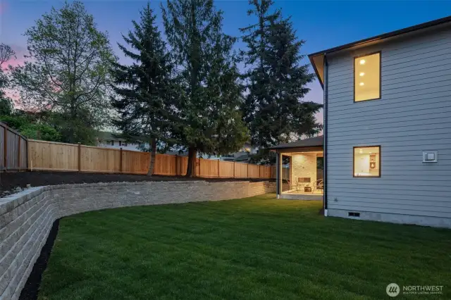 Fully fenced and private