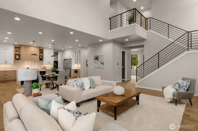 Vaulted and bright living spaces