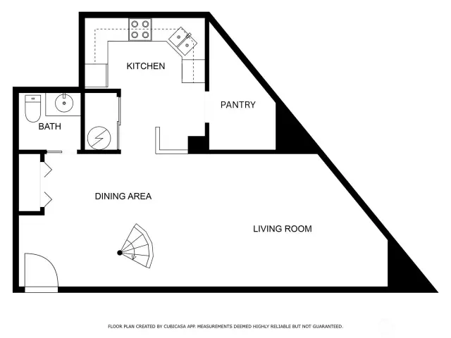 Floorplan of downstairs.